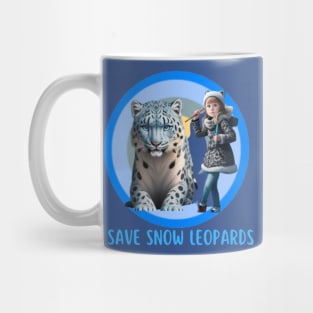 Guardians of the Himalayas: Save Snow Leopards Mug